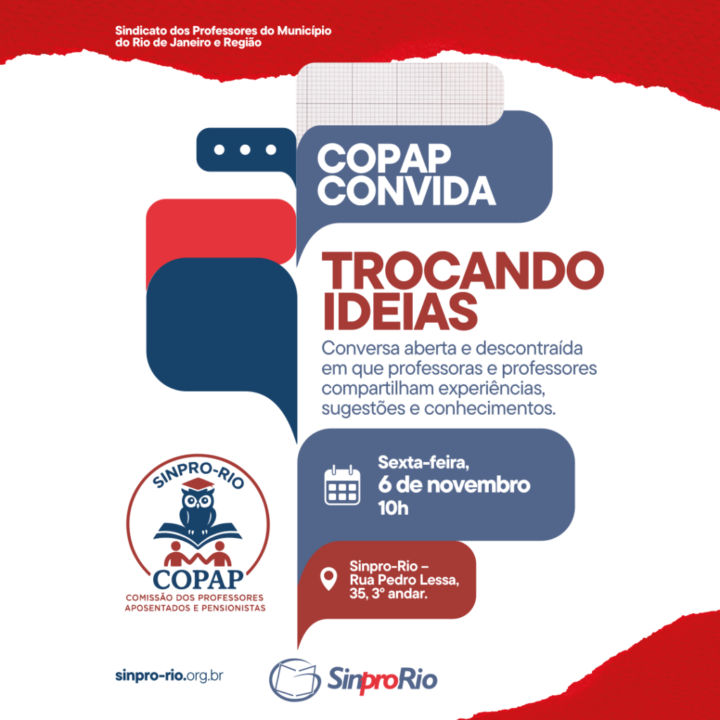COPAP realiza encontro para troca de experiências no dia 6 de novembro