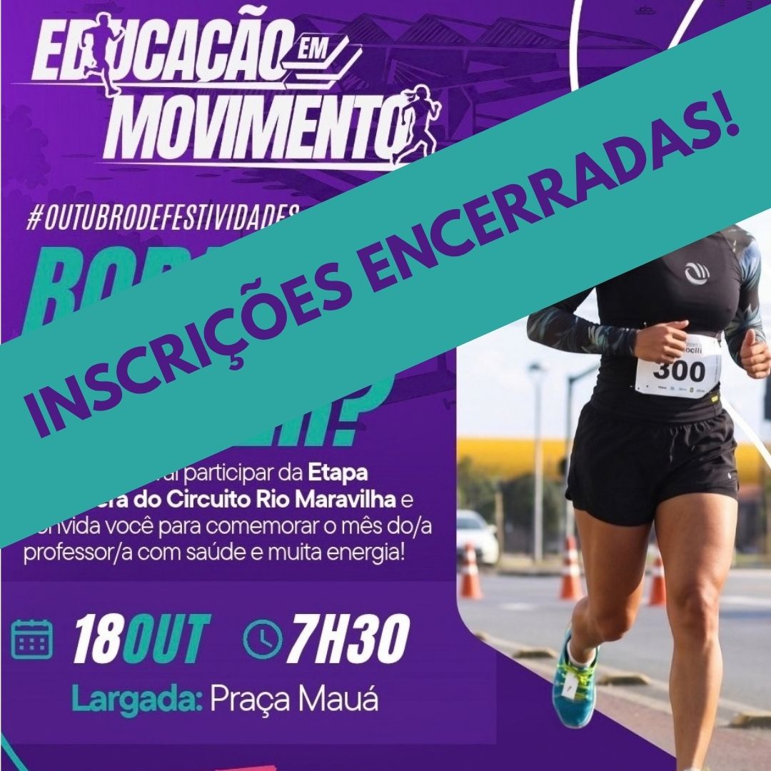 “Educação em Movimento”: inscrições encerradas para a corrida!